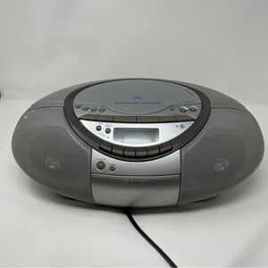 Sony Silver and Gray Boombox